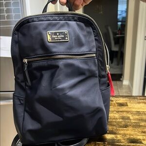 Kate Spade Black Backpack Sleek Design Everyday Use